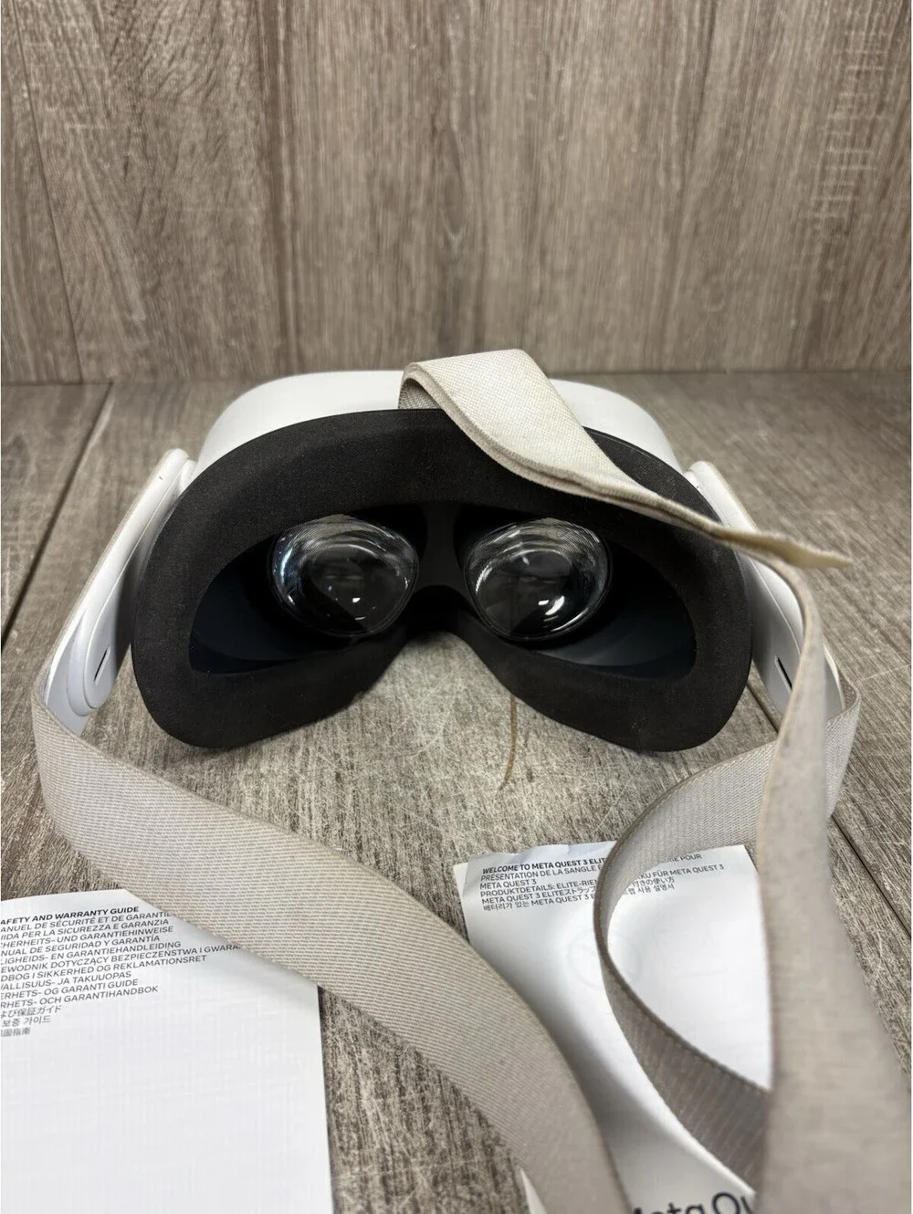 Meta Quest 2 256GB VR Headset Only w Head Strap KW49CM Tested No Controllers